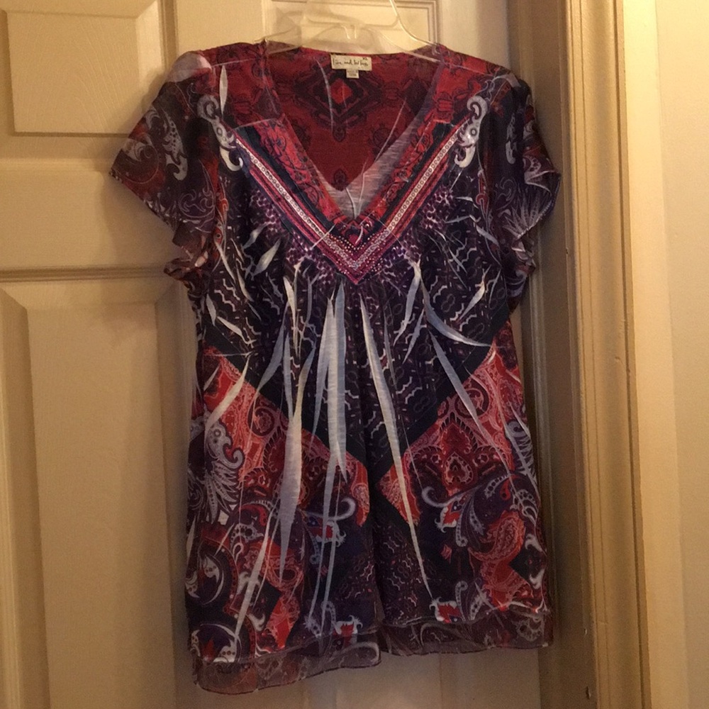 Live and Let Live Short Sleeve XL Top